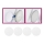 Briloner 7224-040 - SET 4x Diffusor für Einbauleuchten Ø 69 mm