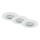 Briloner 7231-036 - SET 3x Dimmbare LED-Einbauleuchte für Badezimmer LED/5,5W/230V IP44