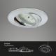Briloner 7296-019 - Dimmbare LED-Einbauleuchte für Badezimmer LED/6,5W/230V IP23