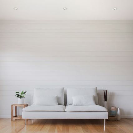 Briloner 7296-039 - 3er-Set dimmbare LED-Einbauleuchte für Badezimmer 1xLED/6,5W/230V 3000K IP23 mattchrom