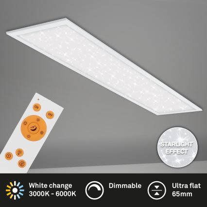 Briloner 7304-016 - Dimmbare LED-Deckenleuchte STARRY SKY LED/36W/230V 3000-6000K + Fernbedienung