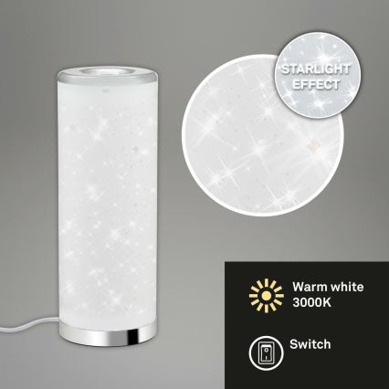 Briloner 7332-018 - LED-Tischlampe STARRY SKY 1xGU10/5W/230V weiß