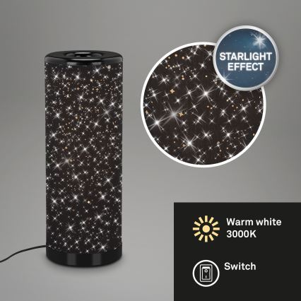 Briloner 7334-015 - LED-Tischlampe STARRY SKY 1xGU10/5W/230V schwarz