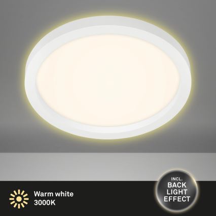 Briloner 7361-016 - LED Deckenleuchte CADRE LED/18W/230V d. 29,7 cm weiß