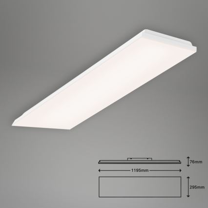 Briloner 7378-316 - Dimmbare LED-Deckenleuchte FRAMELESS LED/38W/230V 3000-6500K + Fernbedienung