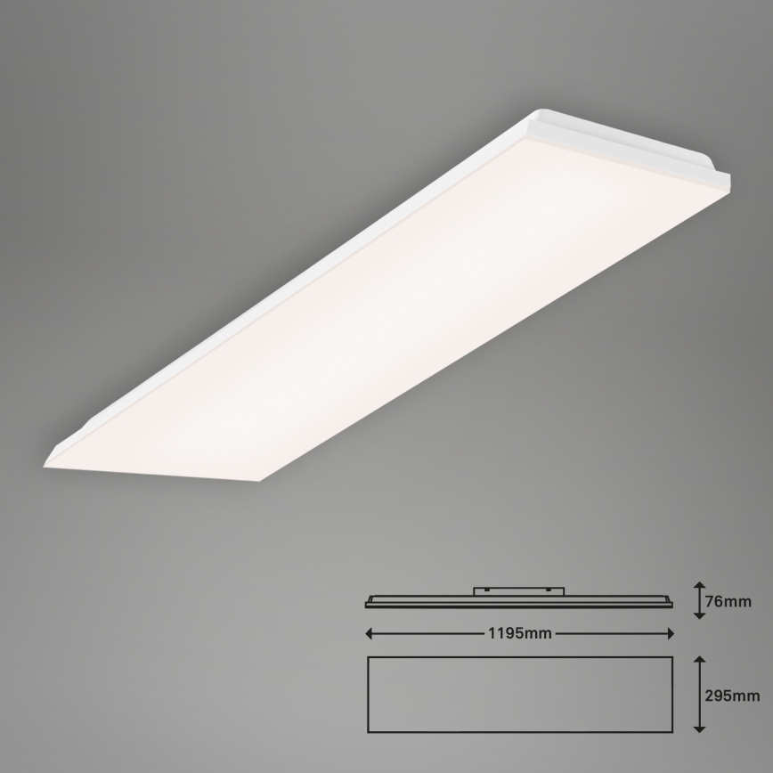 Briloner 7378-316 - Dimmbare LED-Deckenleuchte FRAMELESS LED/38W/230V 3000-6500K + Fernbedienung