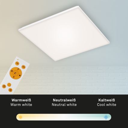 Briloner 7378216 - Dimmbares LED-Panel LED/38W/230V 3000-6500K + Fernbedienung