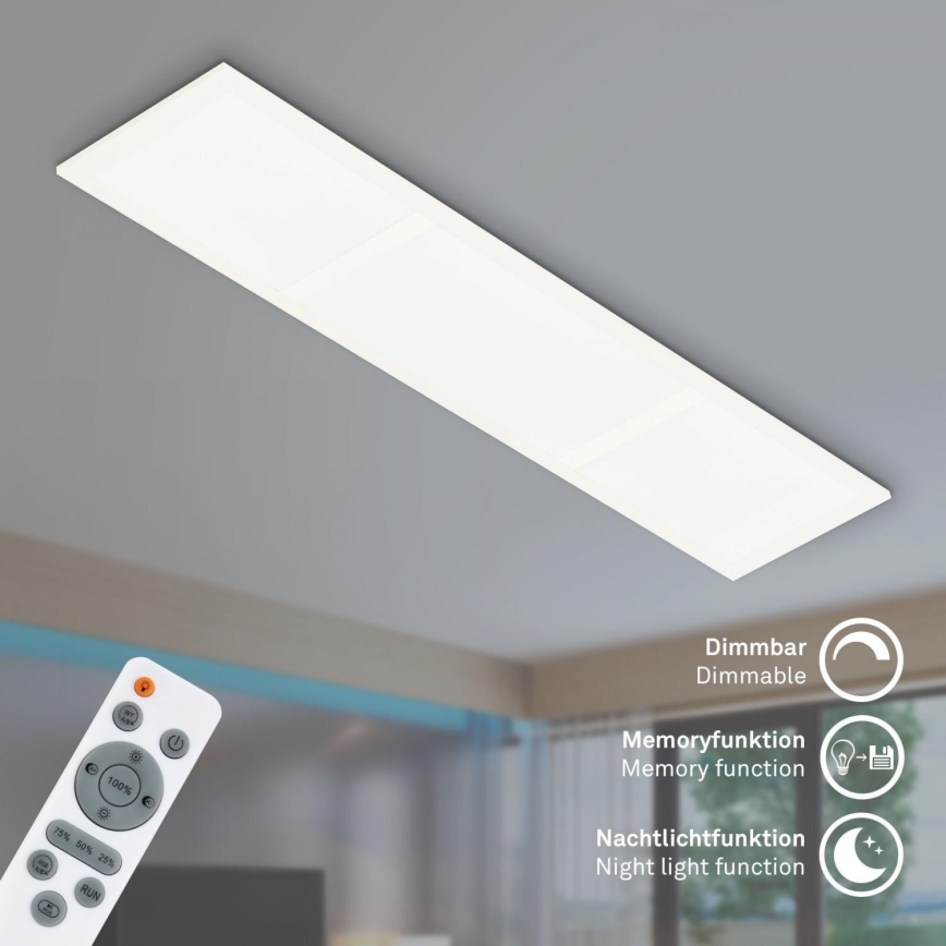 Briloner 7388-016 - Dimmbare RGBW-Deckenleuchte LED/24W/230V + FB