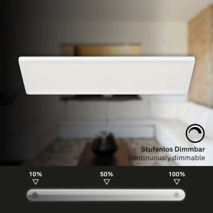 Briloner 7403-016 - LED dimmbare Deckenleuchte SLIM LED/23W/230V 2700-6500K + Fernbedienung