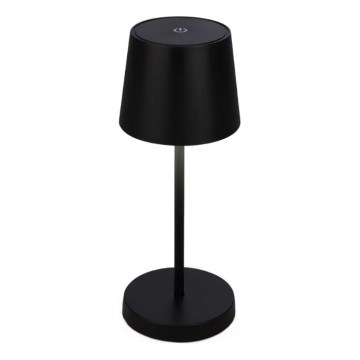Briloner 7423015 - LED dimmbare wiederaufladbare Außen-Tischlampe LED/2,6W/5V IP44 2000 mAh schwarz