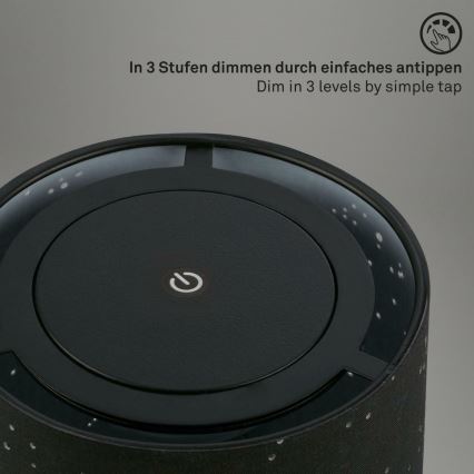 Briloner 7449-015 - Dimmbare LED-Außenleuchte mit Touch-Funktion STARRY SKY LED/3W/5V IP44 schwarz