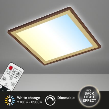 Briloner 7459-417 - Dimmbare LED-Deckenleuchte DECO LED/24W/230V 2700-6500K + Fernbedienung