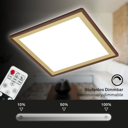 Briloner 7459-417 - Dimmbare LED-Deckenleuchte DECO LED/24W/230V 2700-6500K + Fernbedienung