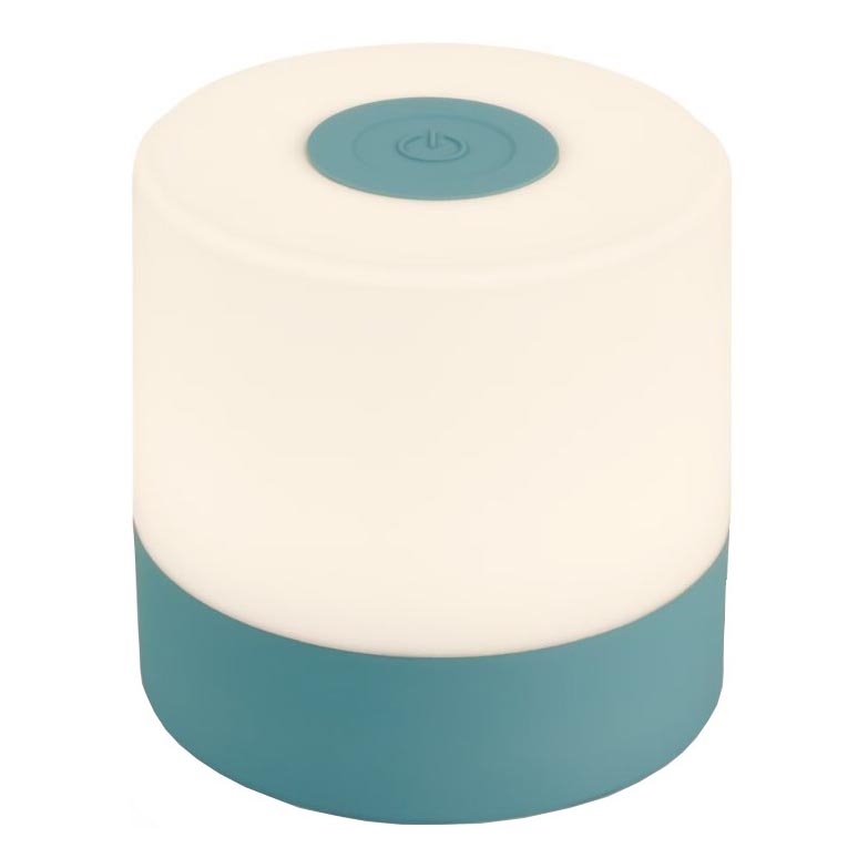 Briloner 7461010 - Dimmbare, aufladbare LED-Outdoor-Tischleuchte LED/2W/5V IP44 1200 mAh blau