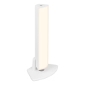Briloner 7474-016 - LED dimmbare, berührungsaktivierte, wiederaufladbare Außen-Tischlampe 2in1 LED/7W/5V 2x2200 mAh USB 3000K IP44 weiß