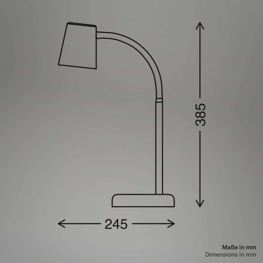 Briloner 7476-011 - Tischlampe SKRIVA 1xGU10/9W/230V beige