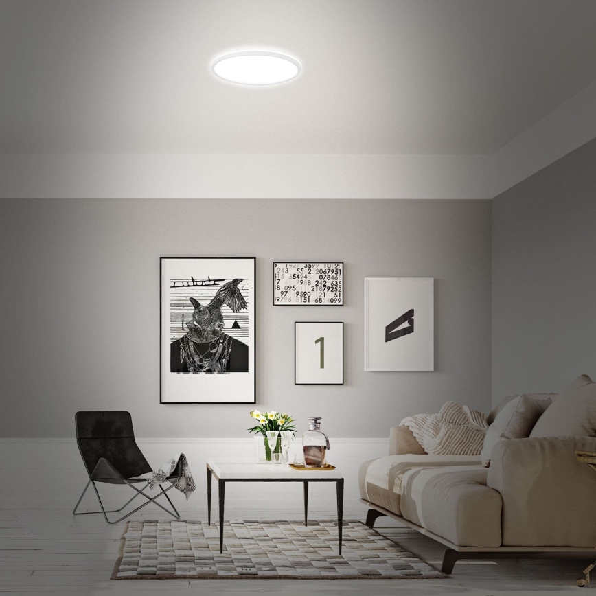 Briloner 7494016 - LED RGBW dimmbare Deckenleuchte SMART LED/22W/230V 4000K Ø 42 cm Wi-Fi Tuya + Fernbedienung