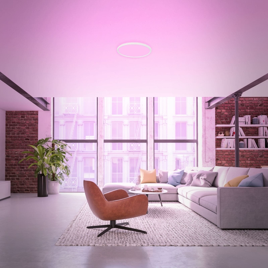 Briloner 7494016 - LED RGBW dimmbare Deckenleuchte SMART LED/22W/230V 4000K Ø 42 cm Wi-Fi Tuya + Fernbedienung