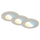 Briloner 7598032 - SET 3x LED-Einbauleuchte für Badezimmer LED/4,9W/230V IP44 2700/4000/6500K matt Chrom