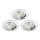 Briloner 8312-039 - SET 3x LED-Einbauleuchte für Badezimmer LED/5W/230V IP23