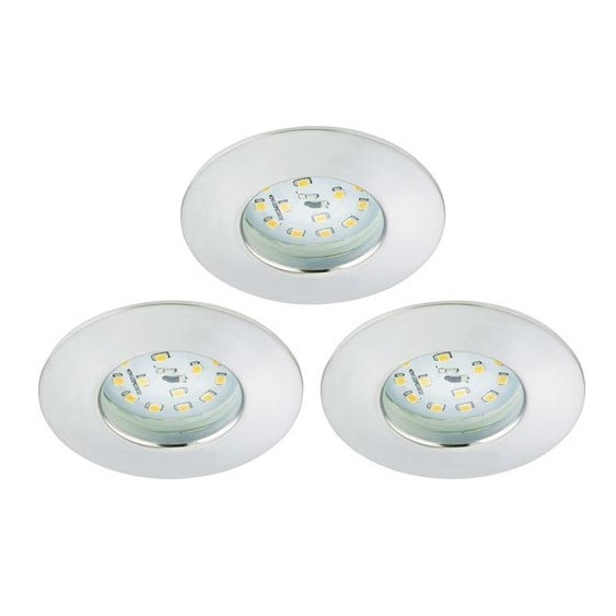 Briloner 8316-039 - SET 3x Dimmbare LED-Einbauleuchte für Badezimmer LED/5,5W/230V IP44