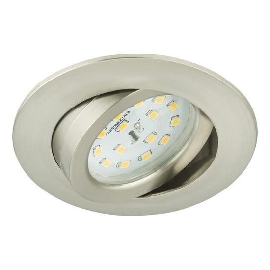 Briloner 8317-012 - LED, dimmbare Badezimmer-Einbauleuchte LED/5,5W/230V IP23 mattchrom