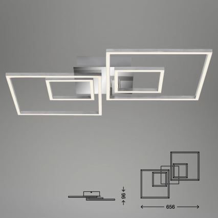 Briloner - Dimmbare LED-Deckenleuchte FRAMES LED/40W/230V