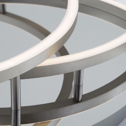Briloner - Dimmbare LED-Deckenleuchte FRAMES LED/60W/230V glänzend Chrom