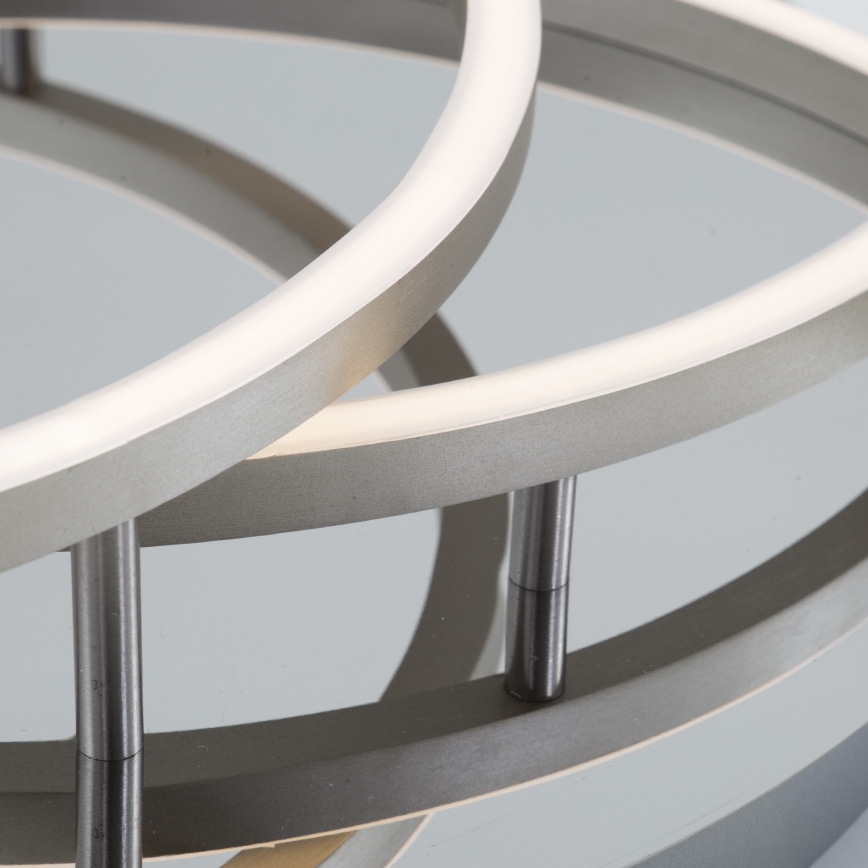Briloner - Dimmbare LED-Deckenleuchte FRAMES LED/60W/230V glänzend Chrom