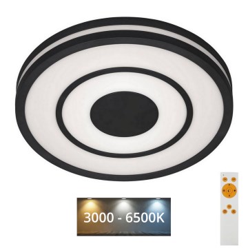 Briloner - Dimmbare LED-Deckenleuchte RIPPLE LED/24W/230V 3000-6500K + Fernbedienung