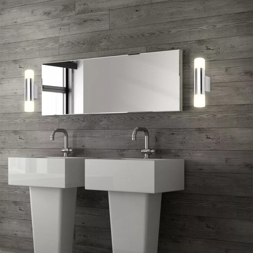 Briloner - LED-Badezimmer-Wandleuchte 2xGU10/4,8W/230V IP44 3000K glänzender Chrom
