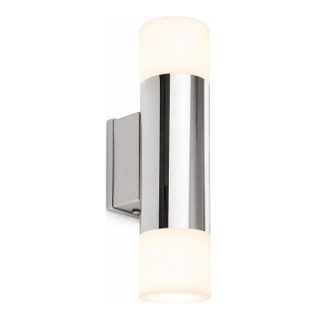 Briloner - LED-Badezimmer-Wandleuchte 2xGU10/4,8W/230V IP44 3000K glänzender Chrom