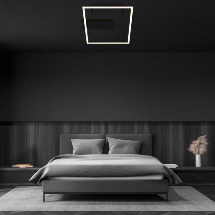 Briloner - LED Deckenleuchte FRAME LED/14W/230V 3000K 30x32 cm schwarz