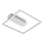Briloner - LED-Deckenleuchte mit Bewegungs- und Dämmerungssensor FRAME LED/14W/230V 3000K 30x32 cm matt-chrom