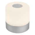 Briloner - LED, dimmbar, wiederaufladbar, Touch-Außen-Tischleuchte LED/2W/5V 2700K IP44 1200 mAh mattchrom