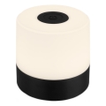 Briloner - LED-dimmbare, wiederaufladbare Touch-Tischleuchte für den Außenbereich LED/2W/5V 2700K IP44 1200 mAh schwarz