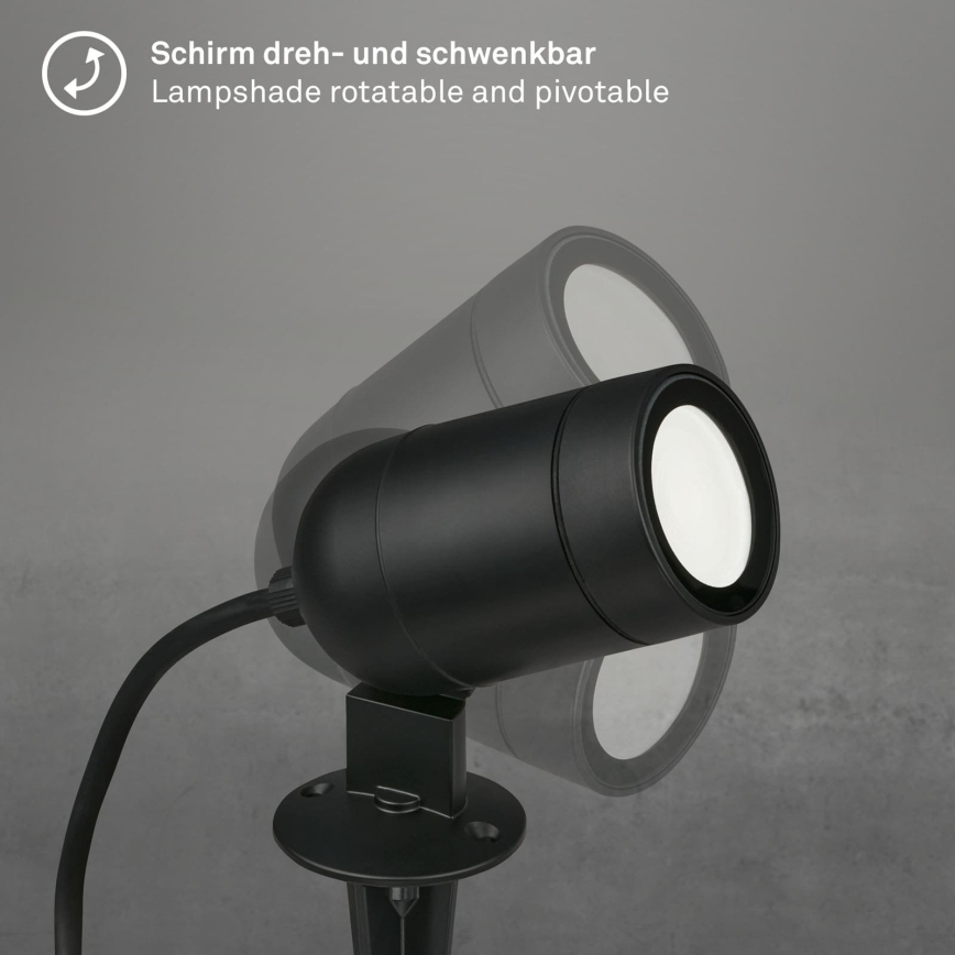 Briloner - LED RGBW dimmbare Außenleuchte LED/4,4W/230V 2700/4000/6500K IP44 Wi-Fi Tuya