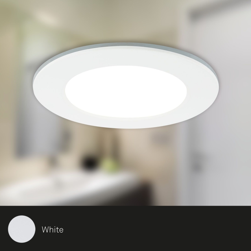 Briloner - SET 3x RGBW Dimmbare LED-Badezimmer-Einbauleuchte LED/4,8W/230V 3000-6500K IP65 + Fernbedienung