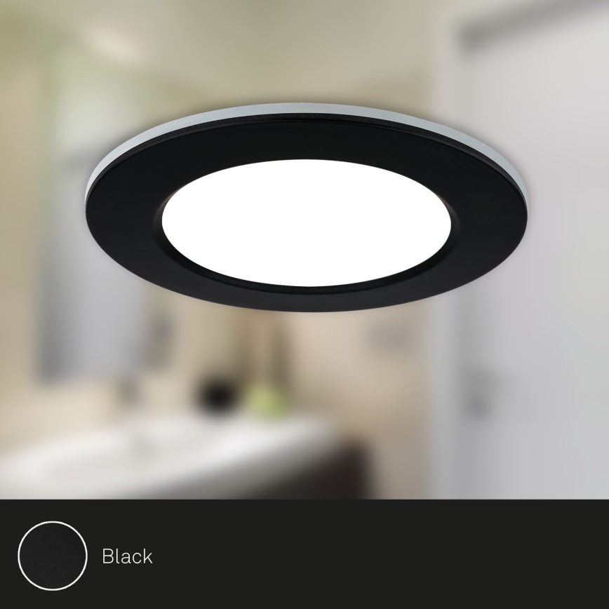Briloner - SET 3x LED RGBW Dimmbare, abgehängte Badezimmer-Deckenleuchte LED/4,8W/230V 3000-6500K IP65 + Fernbedienung