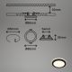 Briloner - SET 3x LED-Deckenleuchte für das Badezimmer LED/3W/230V IP44