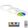 Briloner - SET 3x RGBW Dimmbare LED-Badezimmer-Einbauleuchte LED/4,8W/230V 3000-6500K IP65 + Fernbedienung