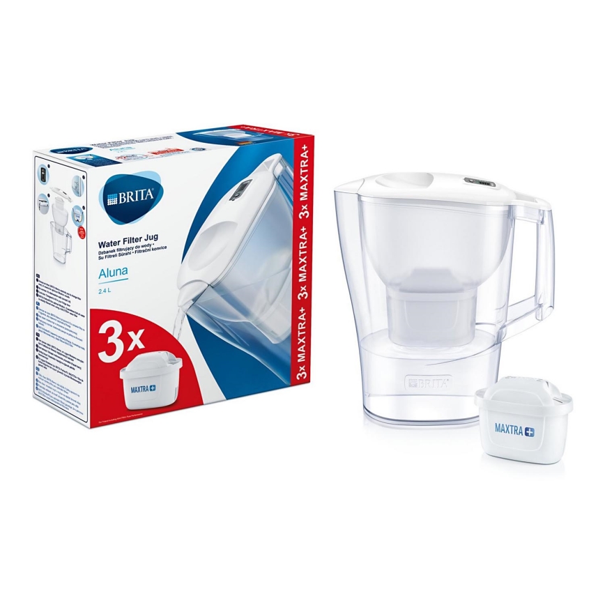 Brita - Wasserkocher mit Filter Aluna 2,4 l + 3 Filter