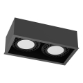 Brosline - Deckenspot 2xGU10/18W/230V schwarz