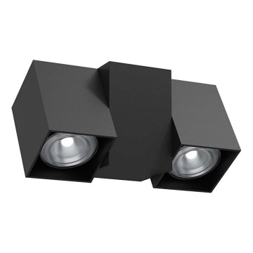 Brosline - Wand-Spot 1xGU10/10W/230V schwarz