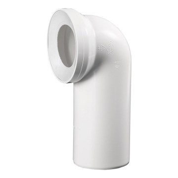 Bruckner - 90°-Toilettenschüssel-Anschluss 11 cm weiß