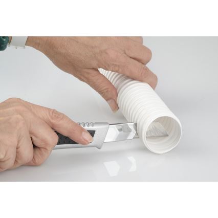 Bruckner - Flexibles Verbindungsrohr Bogen 80 cm weiß