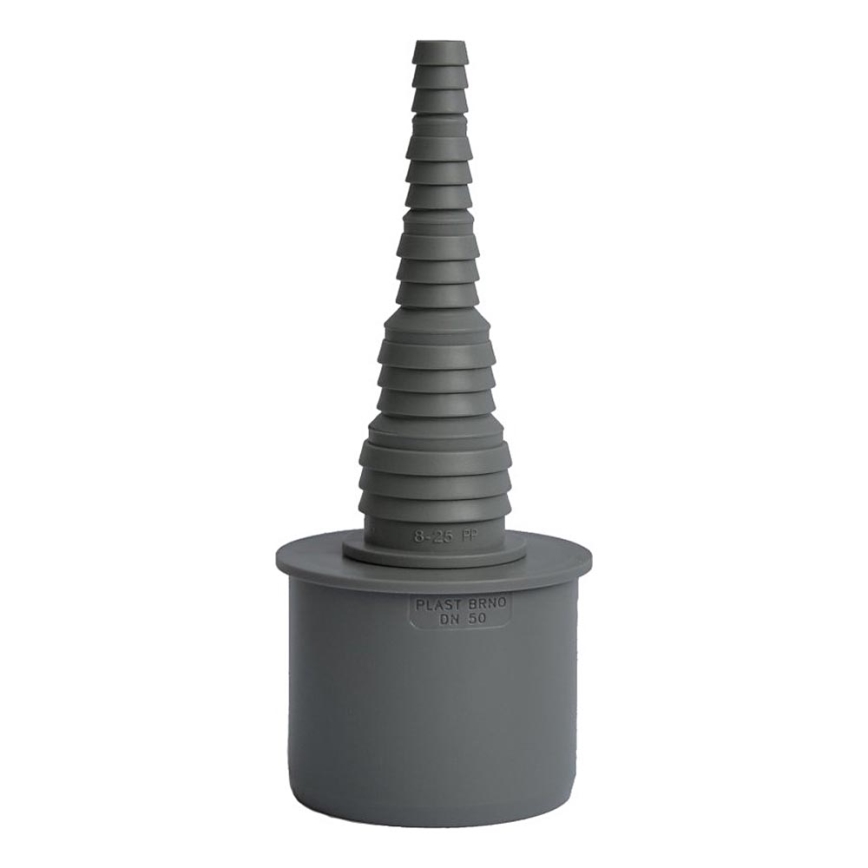 Bruckner - Schlauchanschluss Ende DN50 8-25 mm grau