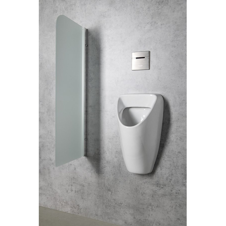 Bruckner - Urinal SCHWARN Zulauf hinten, Ablauf hinten Keramik/weiß