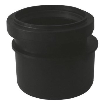 Bruckner - Verbindungsreduzierstück niedrig d 11 cm schwarz