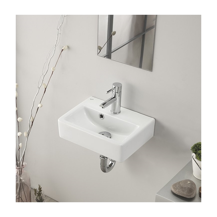 Bruckner - Waschbecken NOAM 37,5x28 cm Keramik/weiß